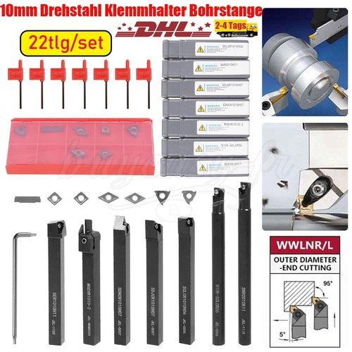 Drehmeißel set 10mm - 7x,