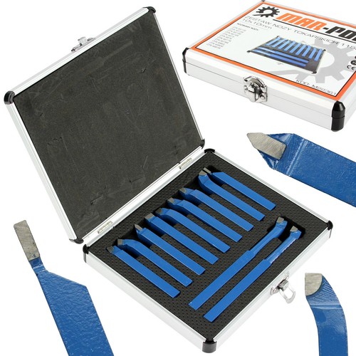 Drehmeißel set 11tlg 10x10mm - drehmeißel,